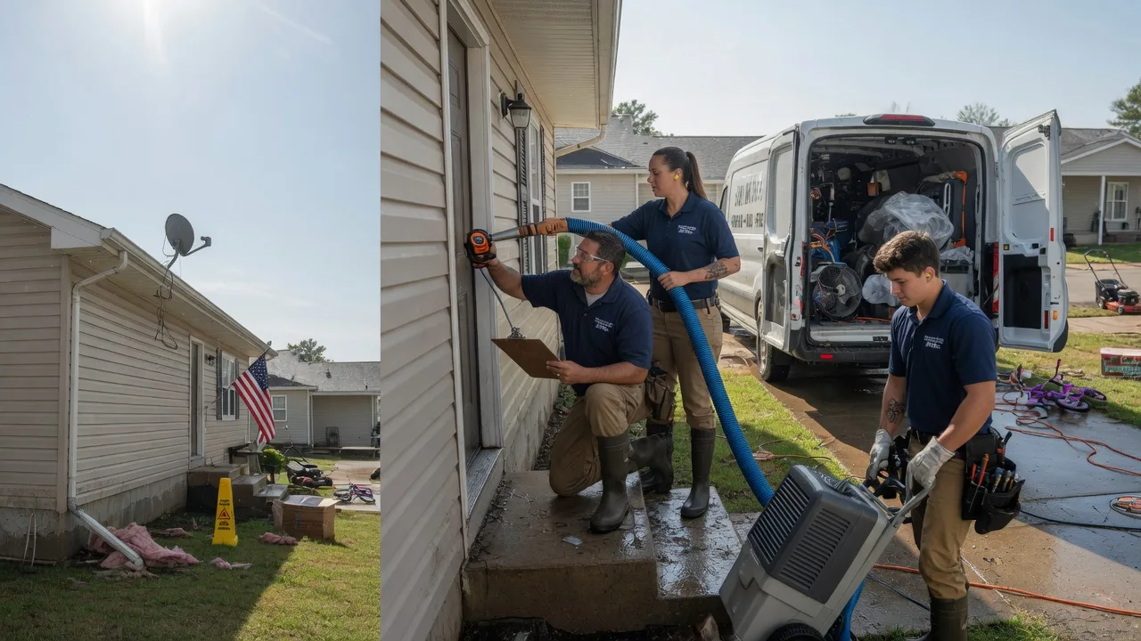 Ceiling Water Damage Restoration in Hydes, MD near me
